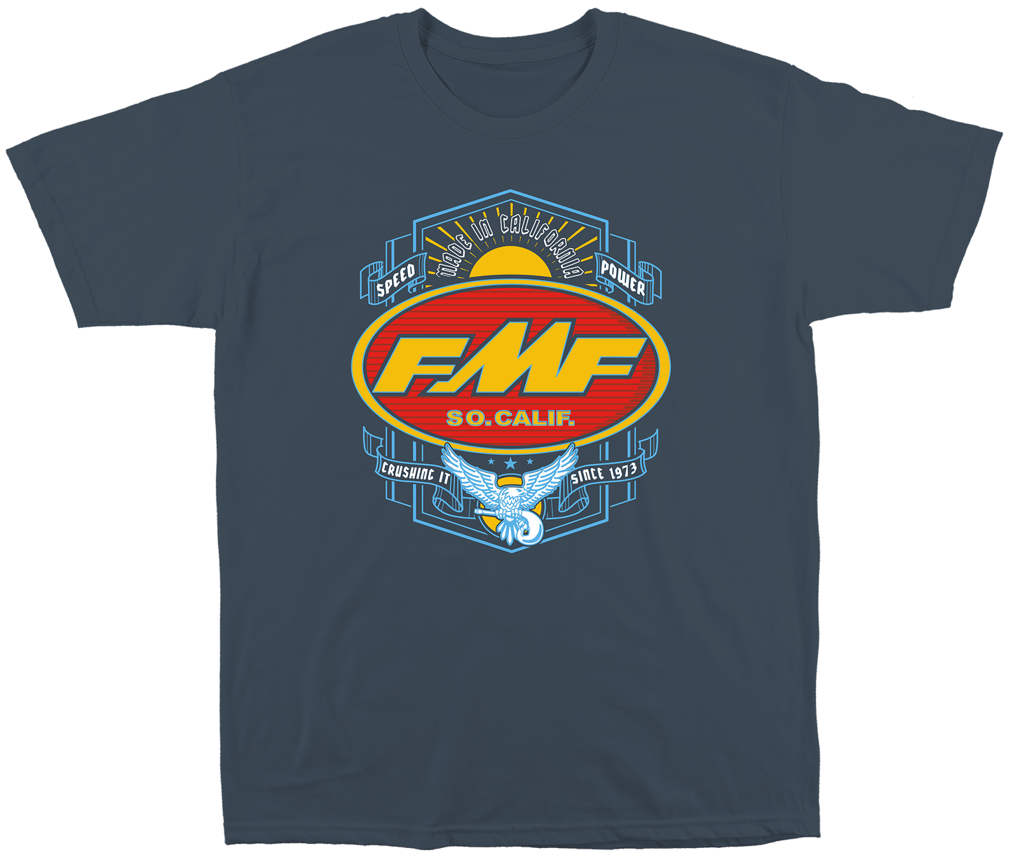 Blacksmith Tee Steel Blue Sm