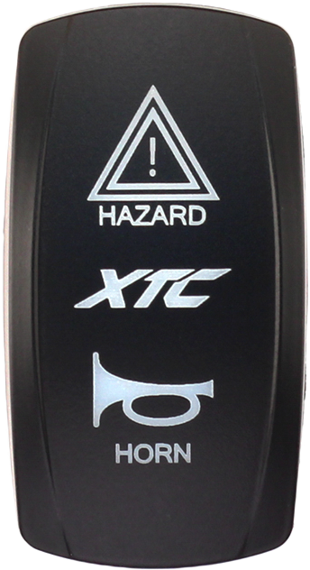 Dash Switch Rocker Face Xtc Hazard/Horn