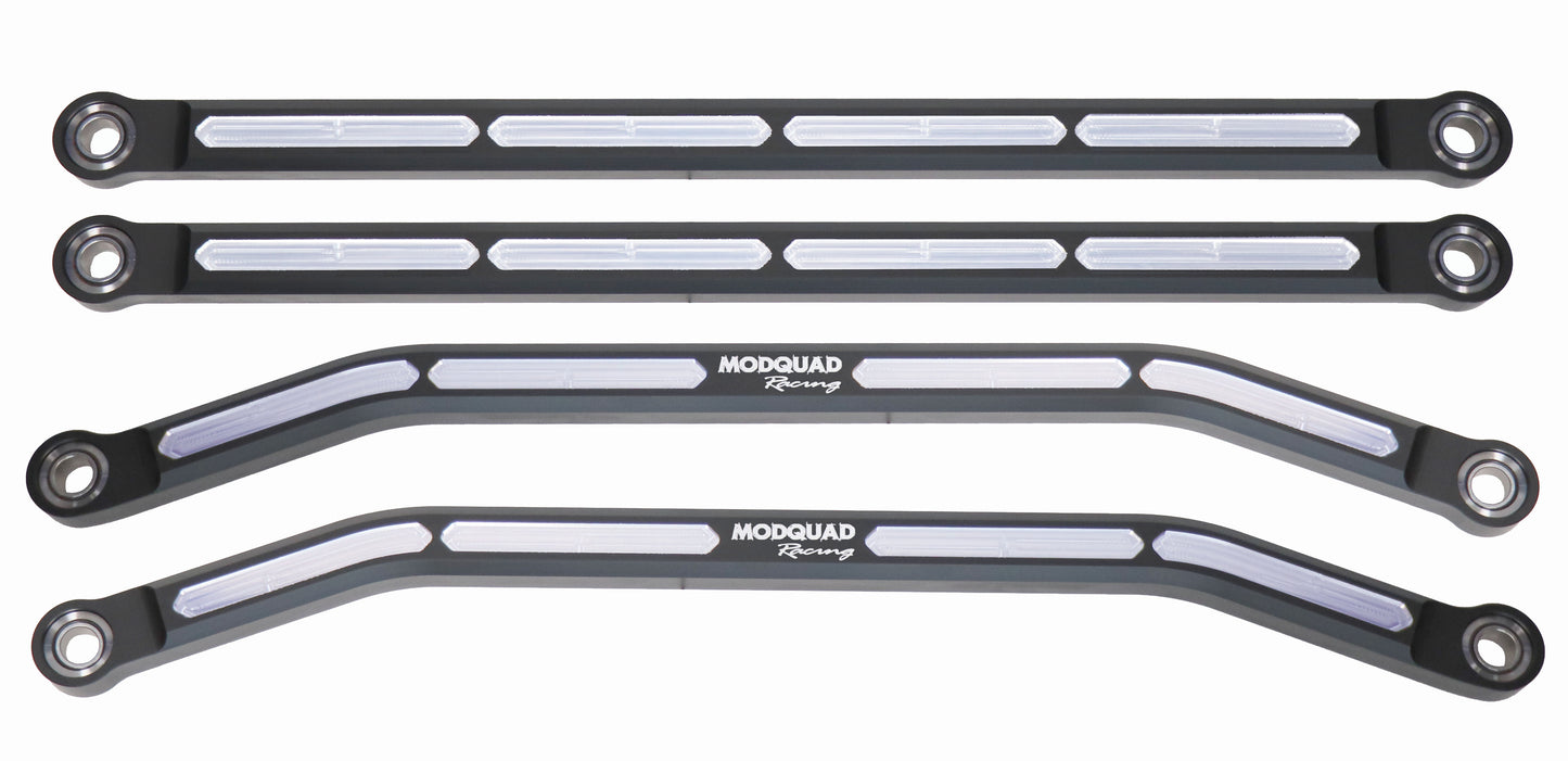 High Clearance Radius Rods Black 72"