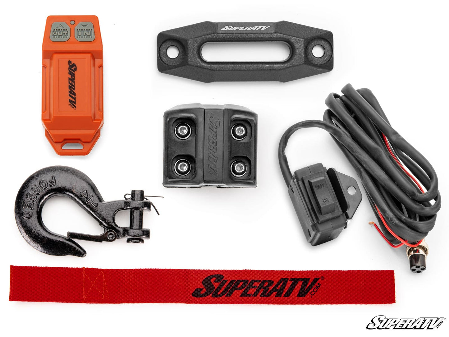 3500 Lb. UTV/ATV Winch (With Wireless Remote & Synthetic Rope)