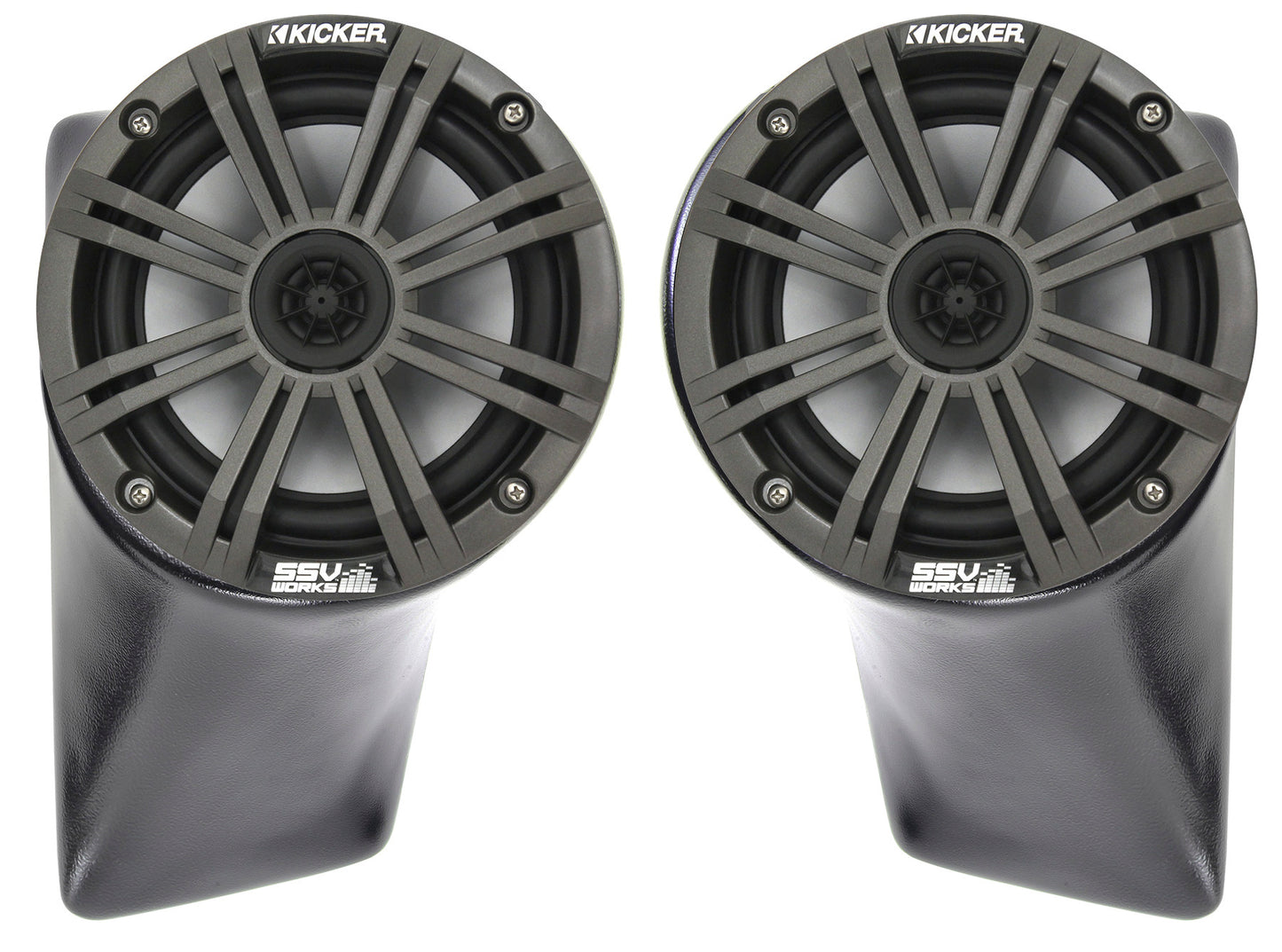 Kicker Front Pods 65 Watt 6.5" Speakers Wild Cat
