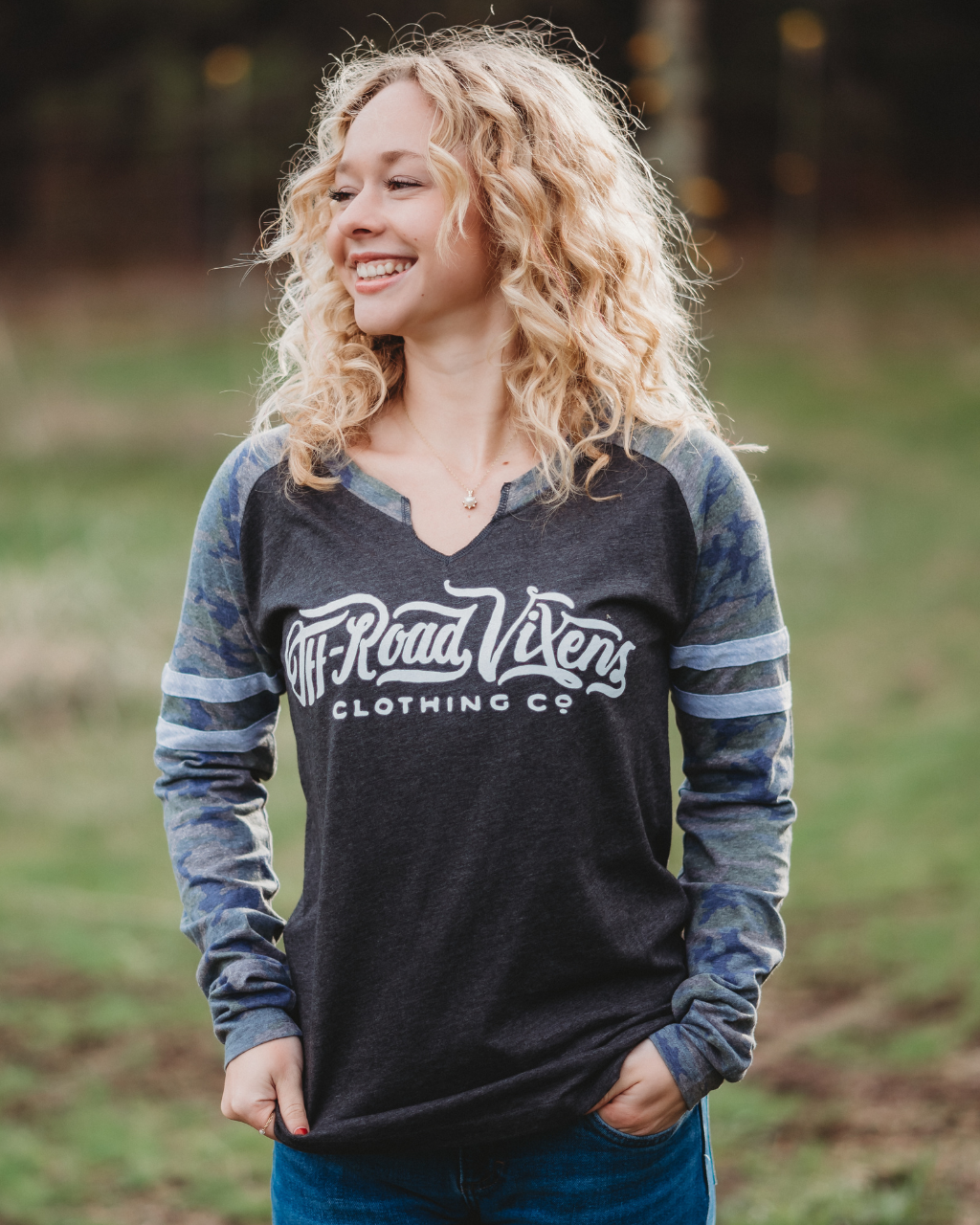 Cadet Ladies Camo Long Sleeve - Limited Edition