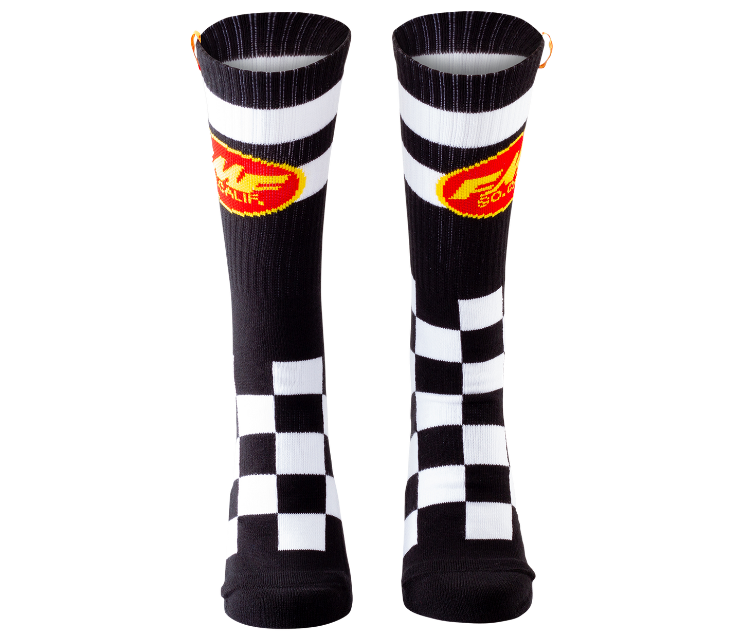 Checker Socks 2pk Assorted