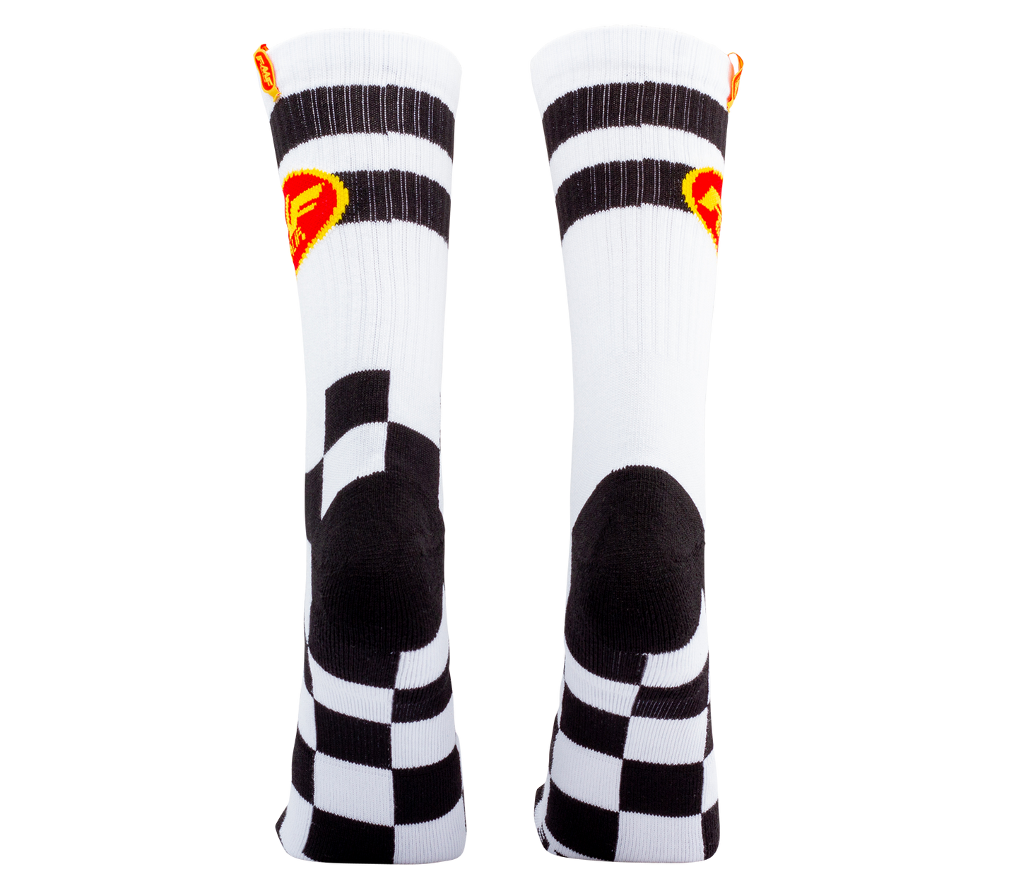 Checker Socks 2pk Assorted