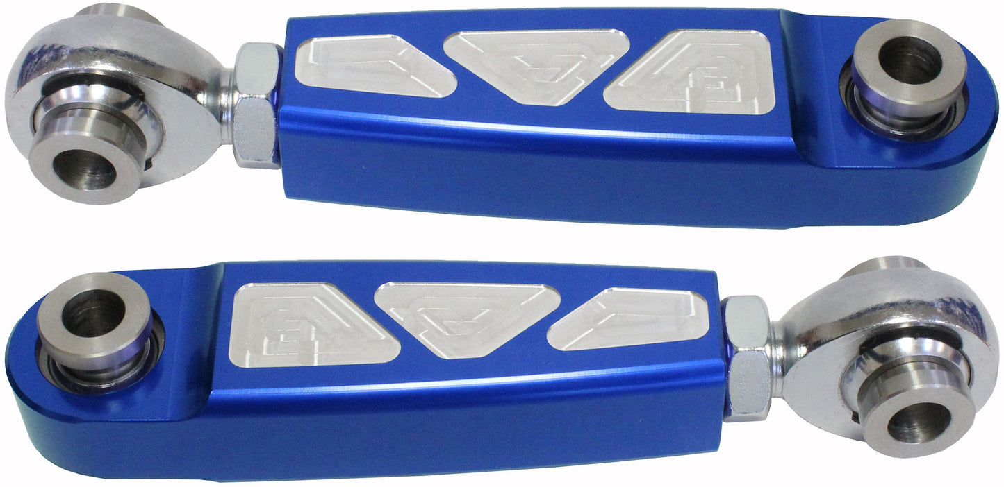 Front Sway Bar Links Rzr Turbo S Blue