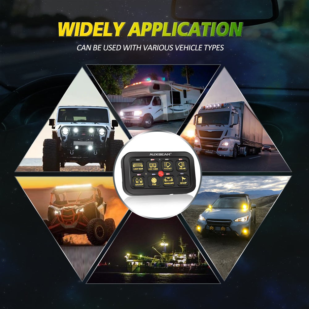 AR-800 Multifunction RGB Switch Panel with Bluetooth Controlled