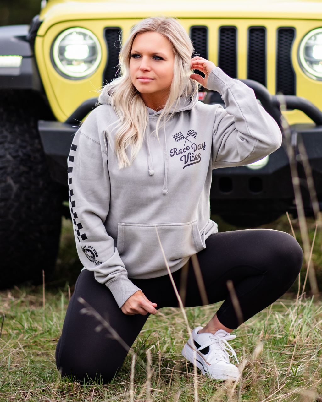 Race Day Vibes Unisex Pullover Hoodie