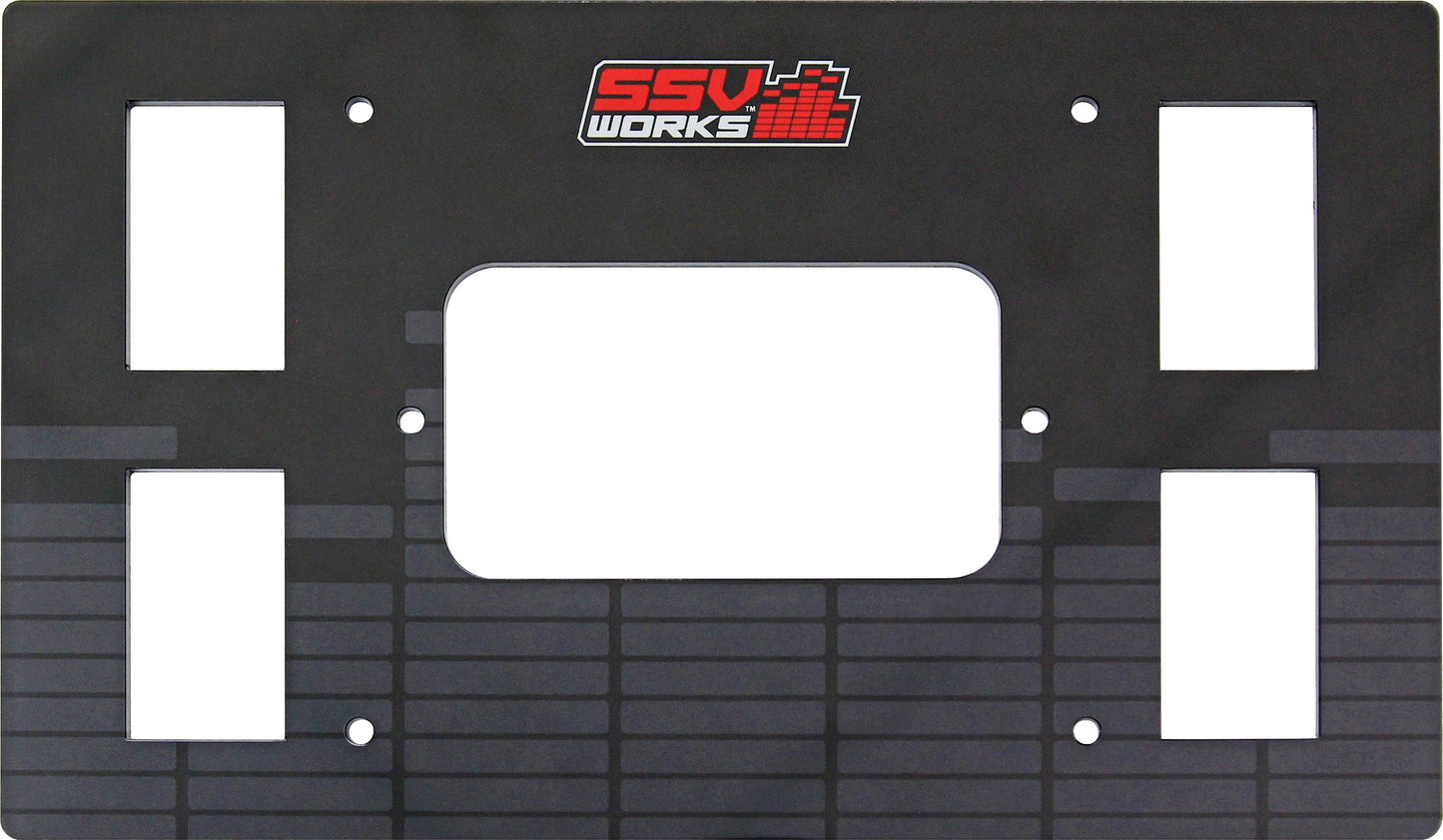Ssv Dash Plate Kit Pol Rzr