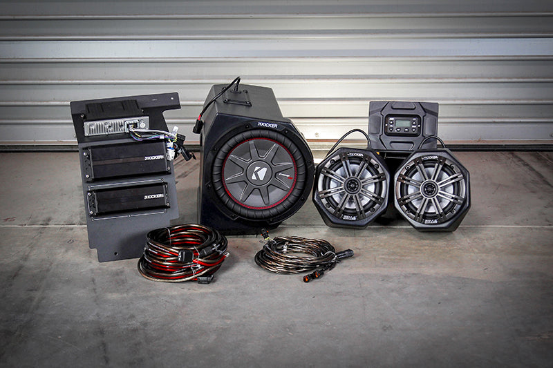 3 Speaker Kicker Plug And Play Ride Command Kit Pol Gen
