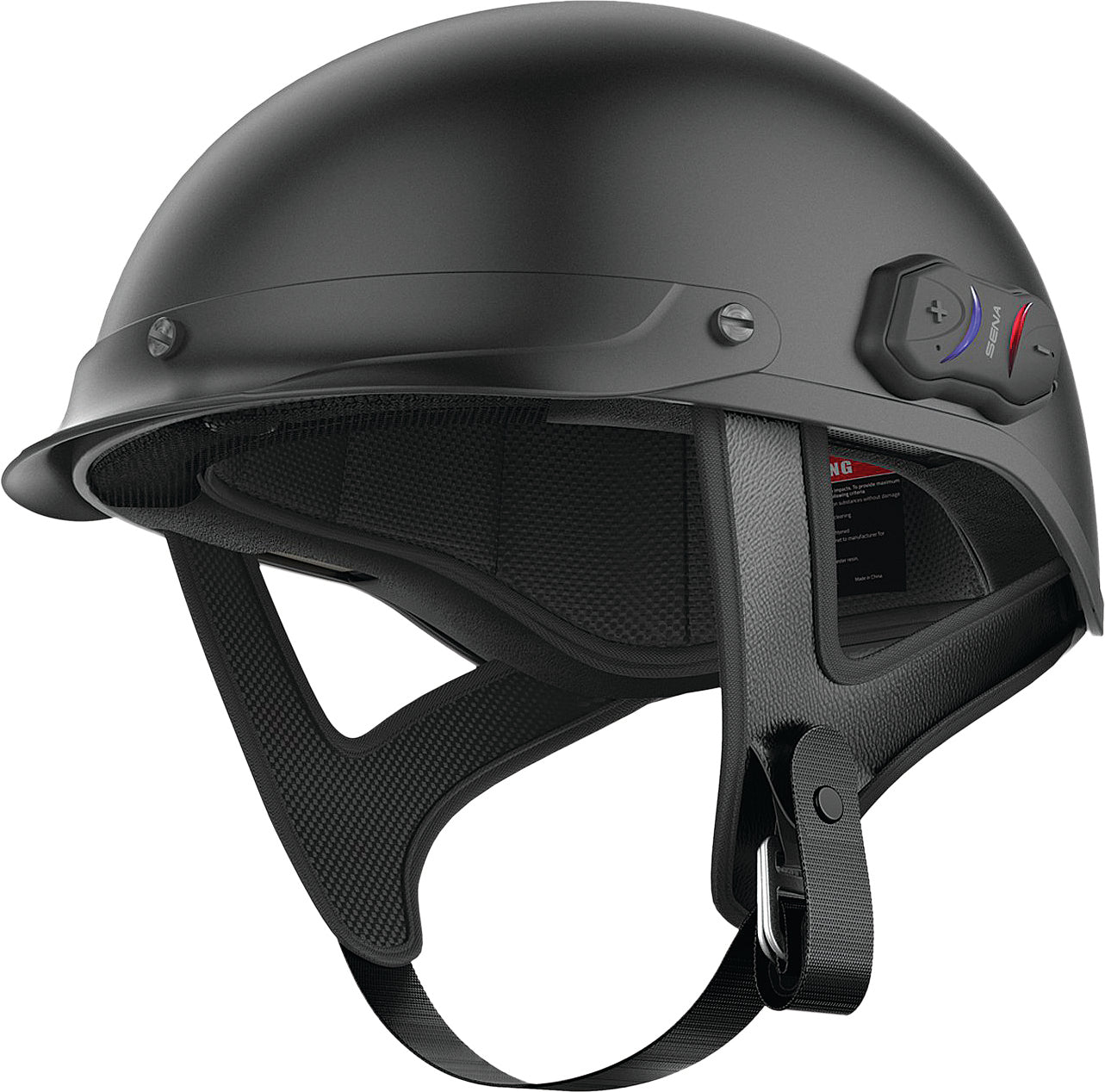 Cavalry Lite Bluetooth Half Helmet Matte Black 2x