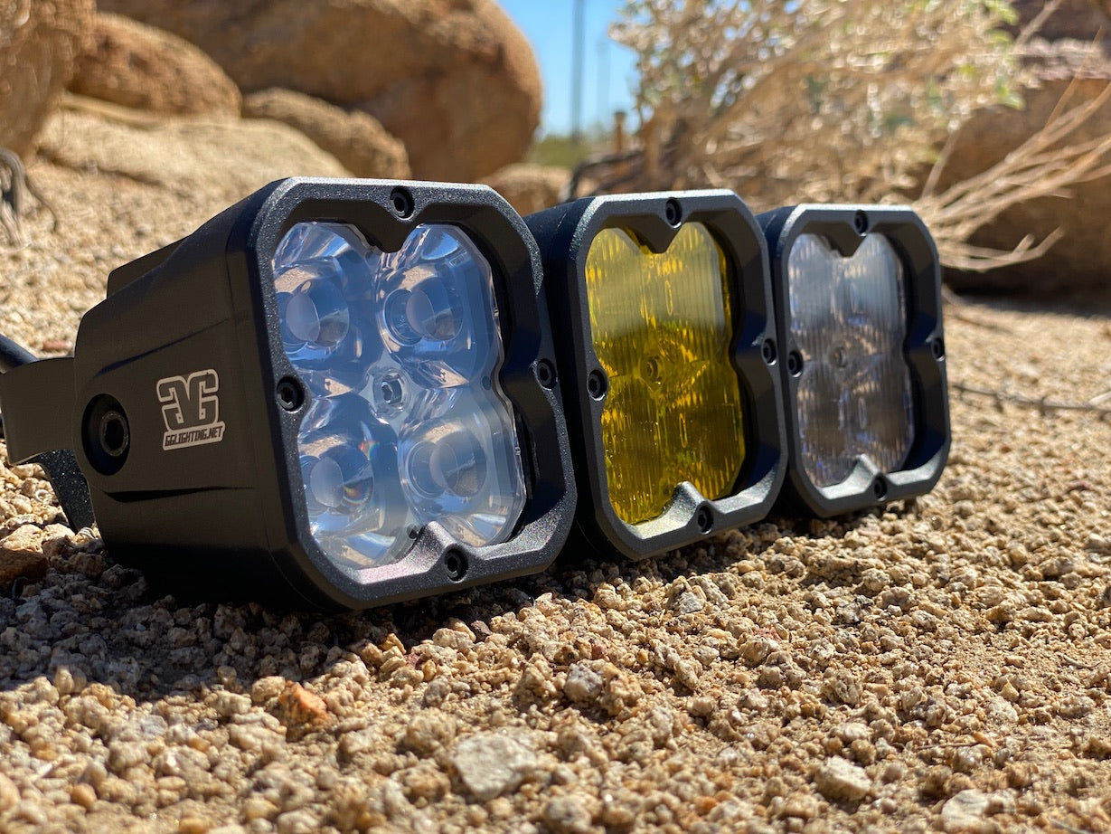 Amber Race Series Offroad Flood LED Pod