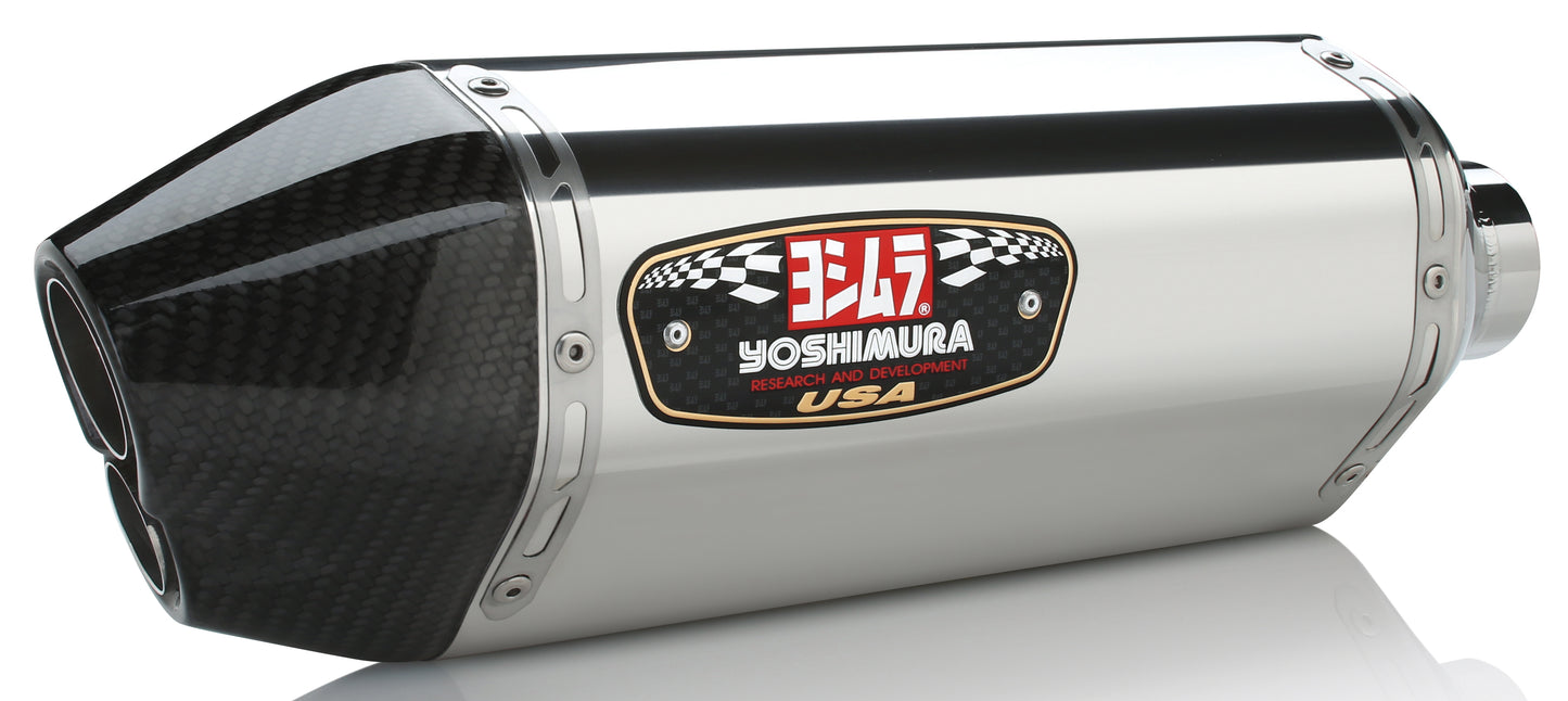 Exhaust Race R 77d 3qtr Slip On Ss Ss Cf