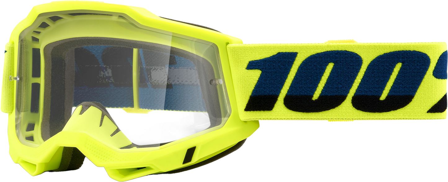 ACCURI 2 GOGGLE FLUO YELLOW CLEAR LENS