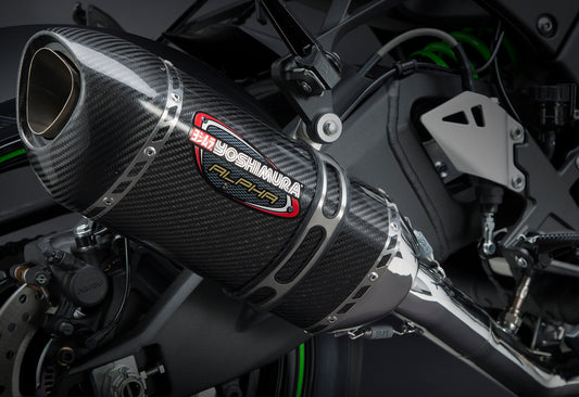 Exhaust Race Alpha T 3qtr Slip On Ss Cf Cf