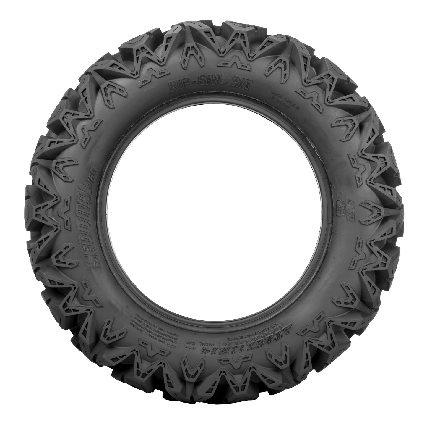 Tire Rip Saw R/T 26x10r12 Radial 6pr Lr440lbs