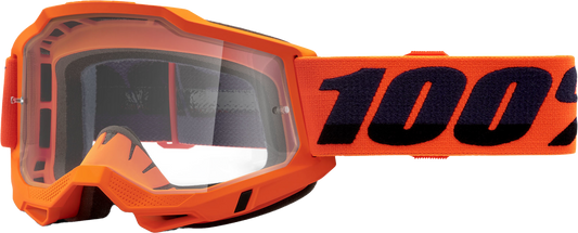 ACCURI 2 GOGGLE NEON ORANGE CLEAR LENS