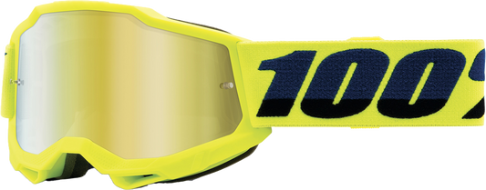 ACCURI 2 JUNIOR GOGGLE FLUO YELLOW MIRROR GOLD LENS