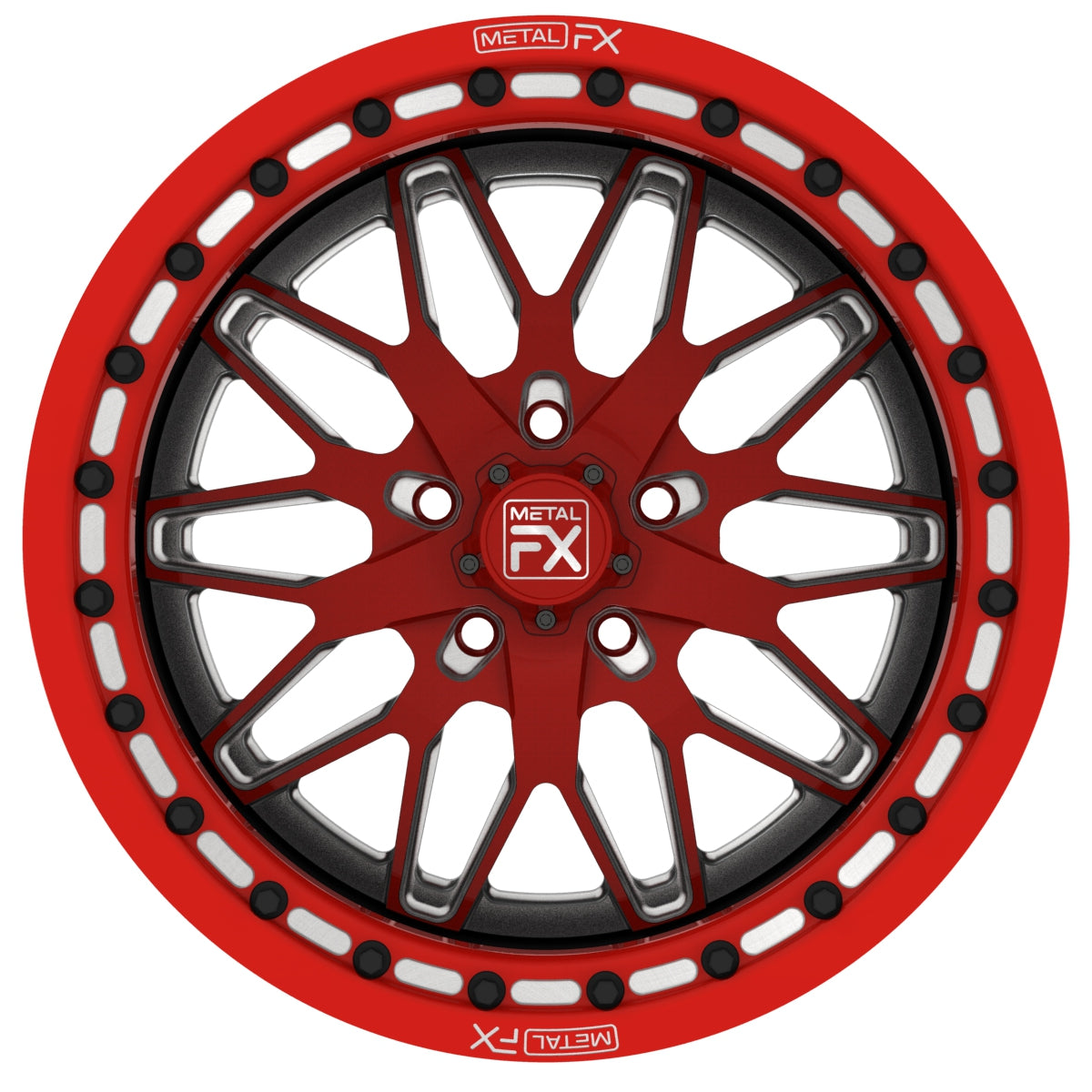 best 17" reaper r, forged 3-piece, beadlock, custom at metal fx offroad