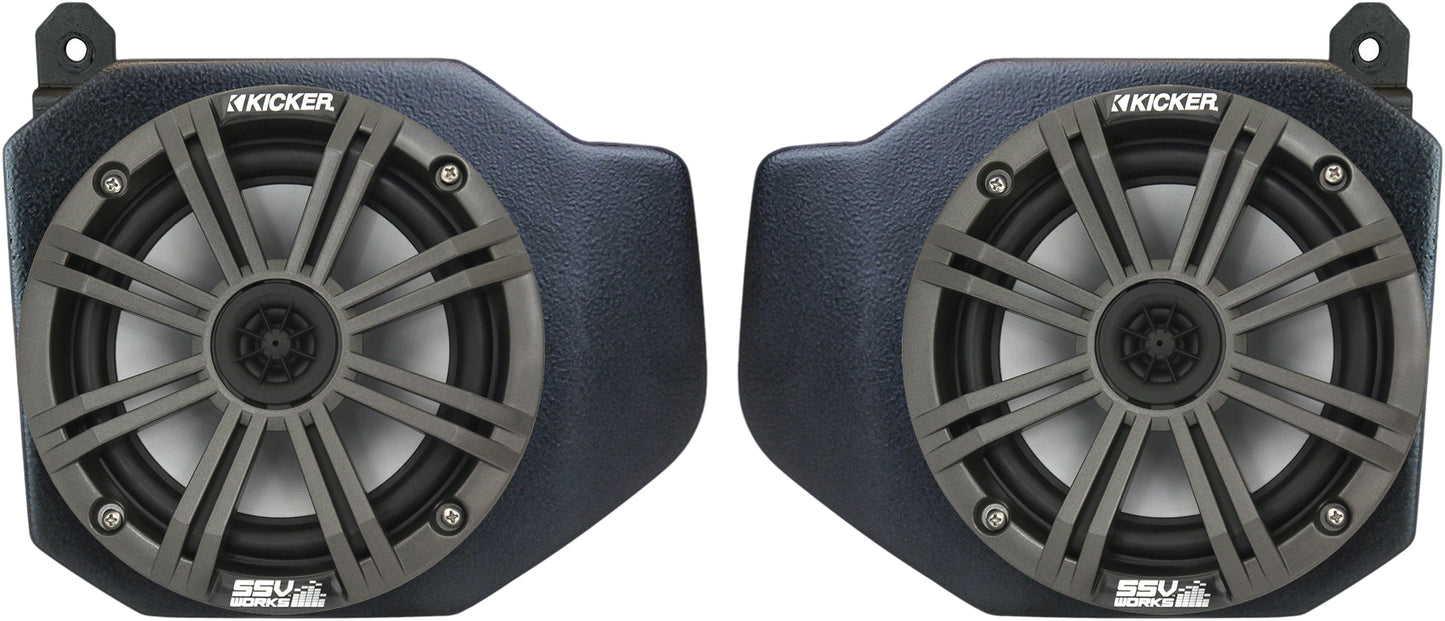 Front Kick Panel Speaker Kit Pol