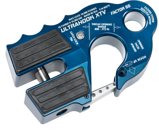 Ultrahook Xtv Winch Shackle Mount Blue