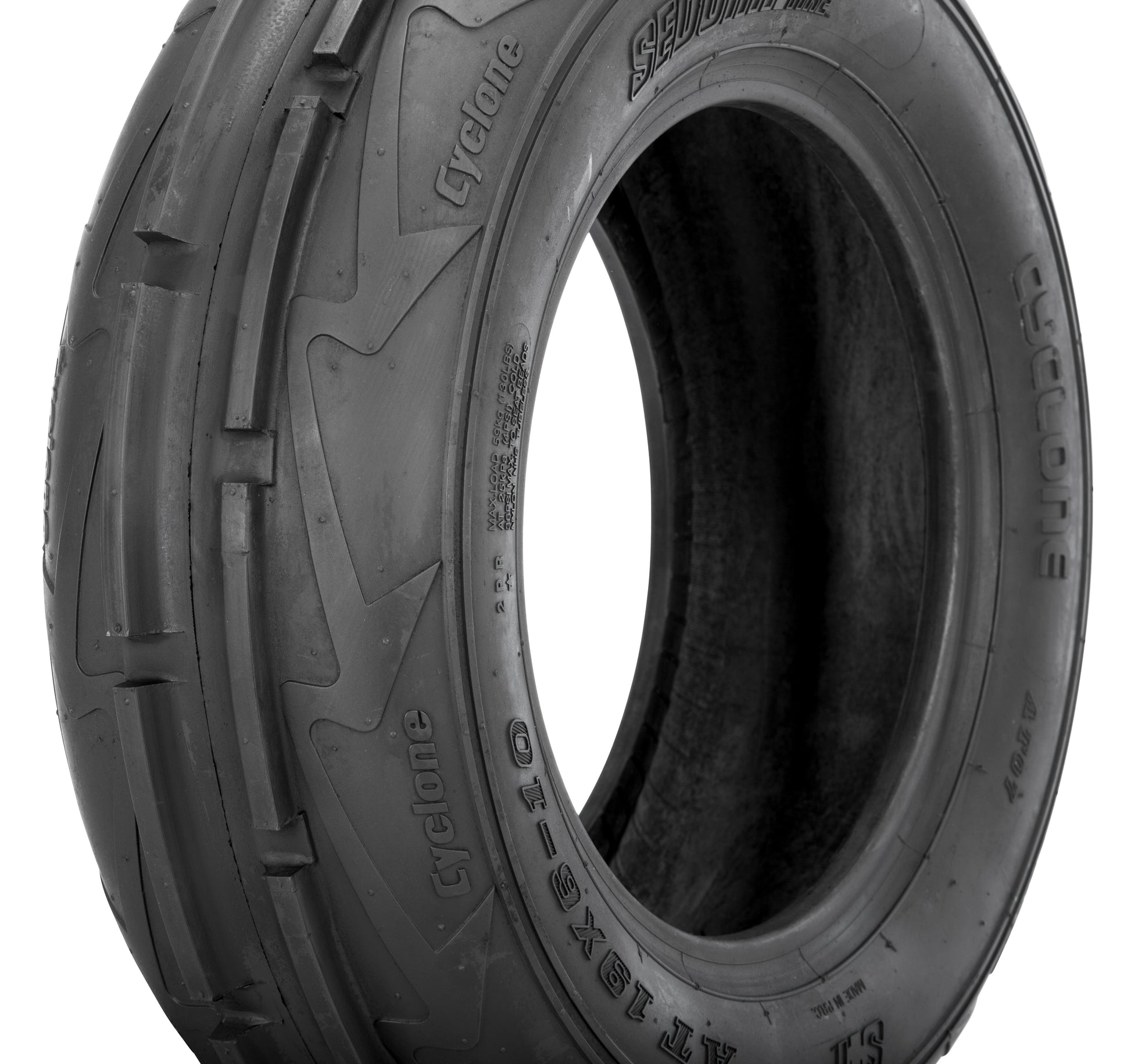 Tire Cyclone Rib 19x6 10 Bias 4pr Lr130lbs