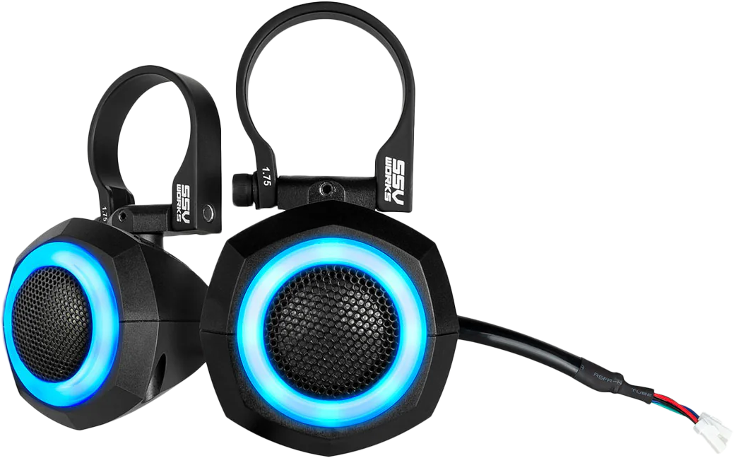 Cage Mount Tweeters With Rgb Ring