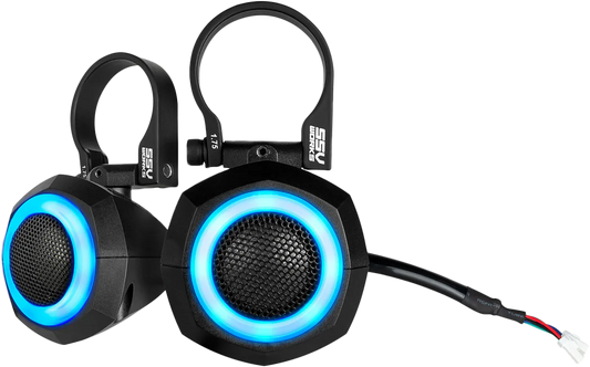 Cage Mount Tweeters With Rgb Ring