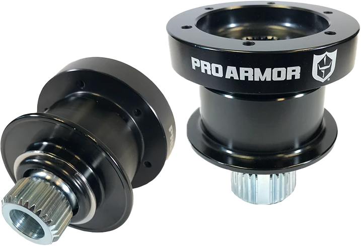 Quick Release Steering Wheel Hub Black