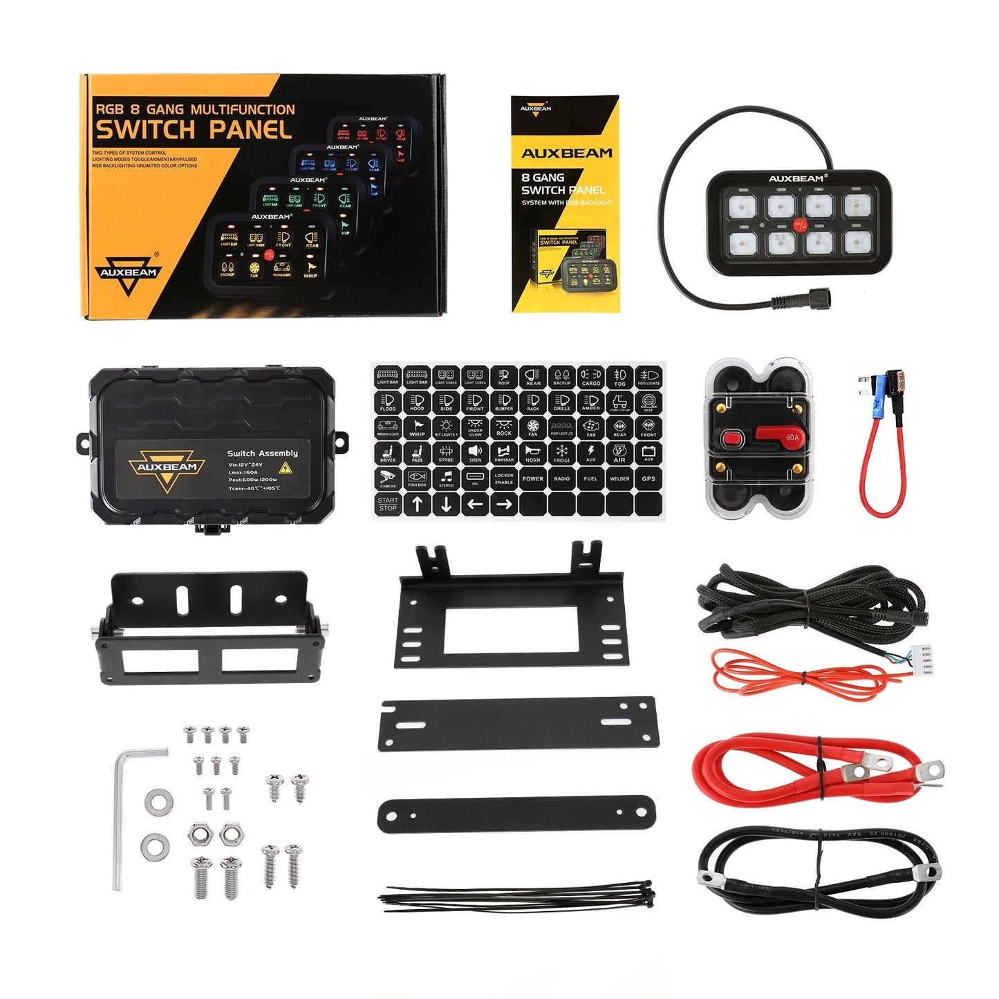 AR-800 Multifunction RGB Switch Panel with Bluetooth Controlled