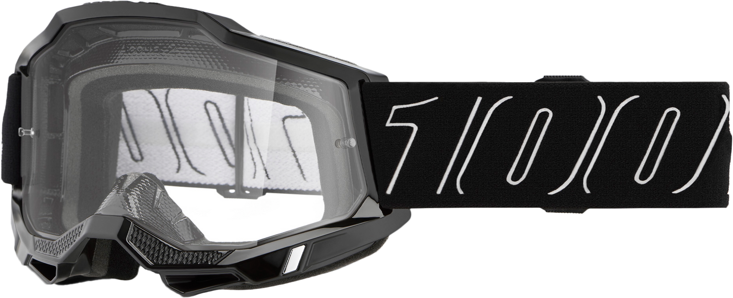 ACCURI 2 GOGGLE BLACKLINE CLEAR LENS