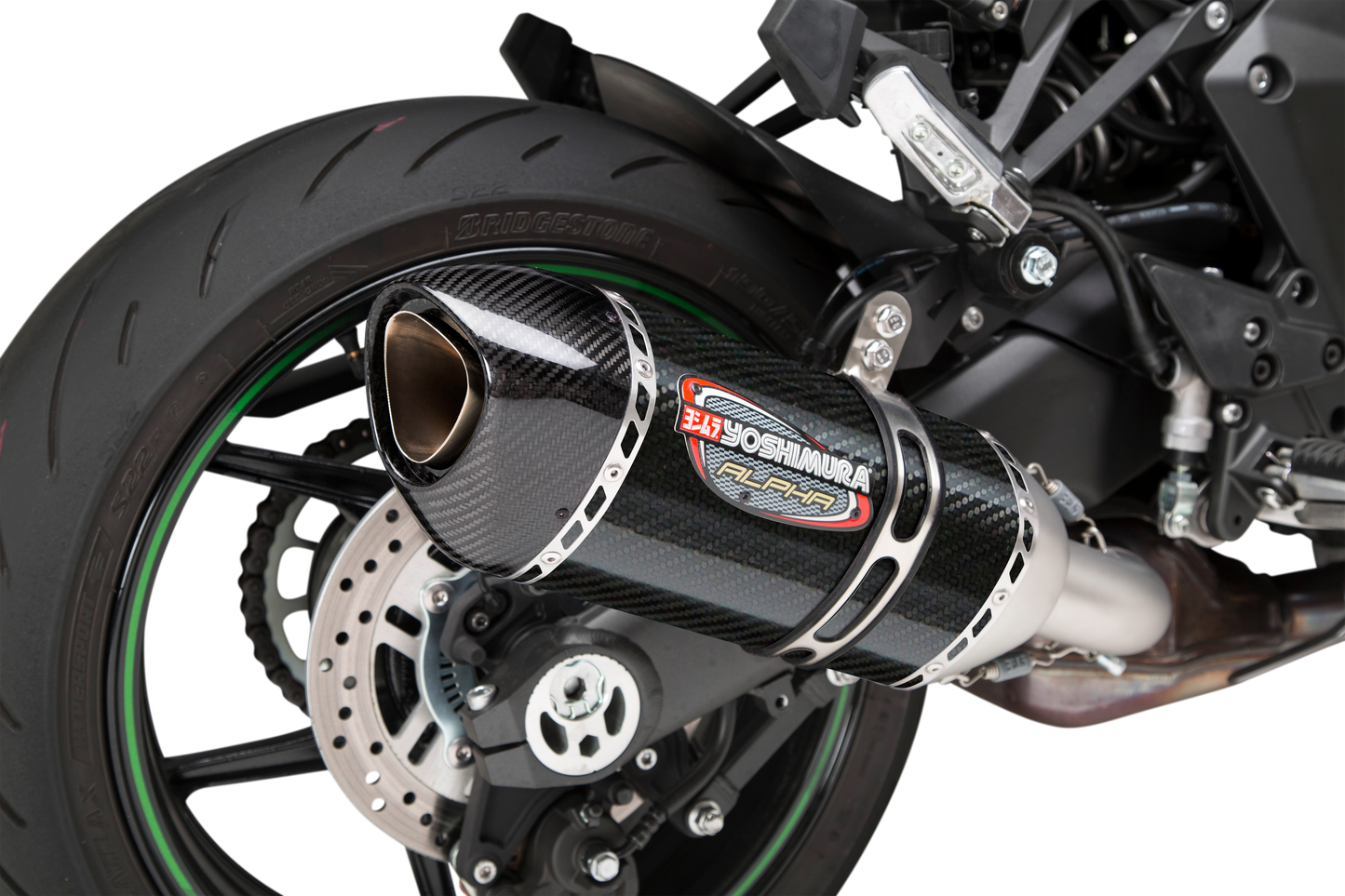 Exhaust Street Alpha Slip On Ss/Cf Kaw