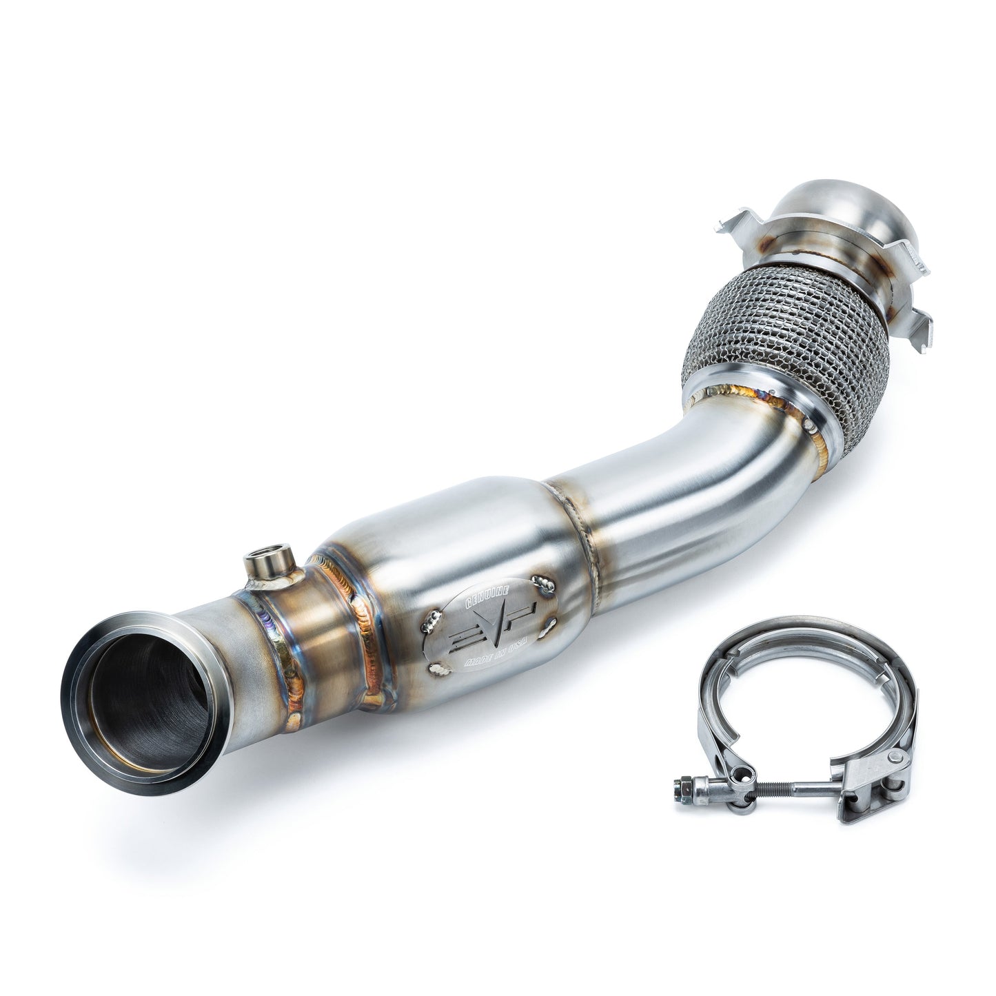 EVP Racing 3 Inch Down Pipe with Bullet Muffler for Can-Am Maverick R