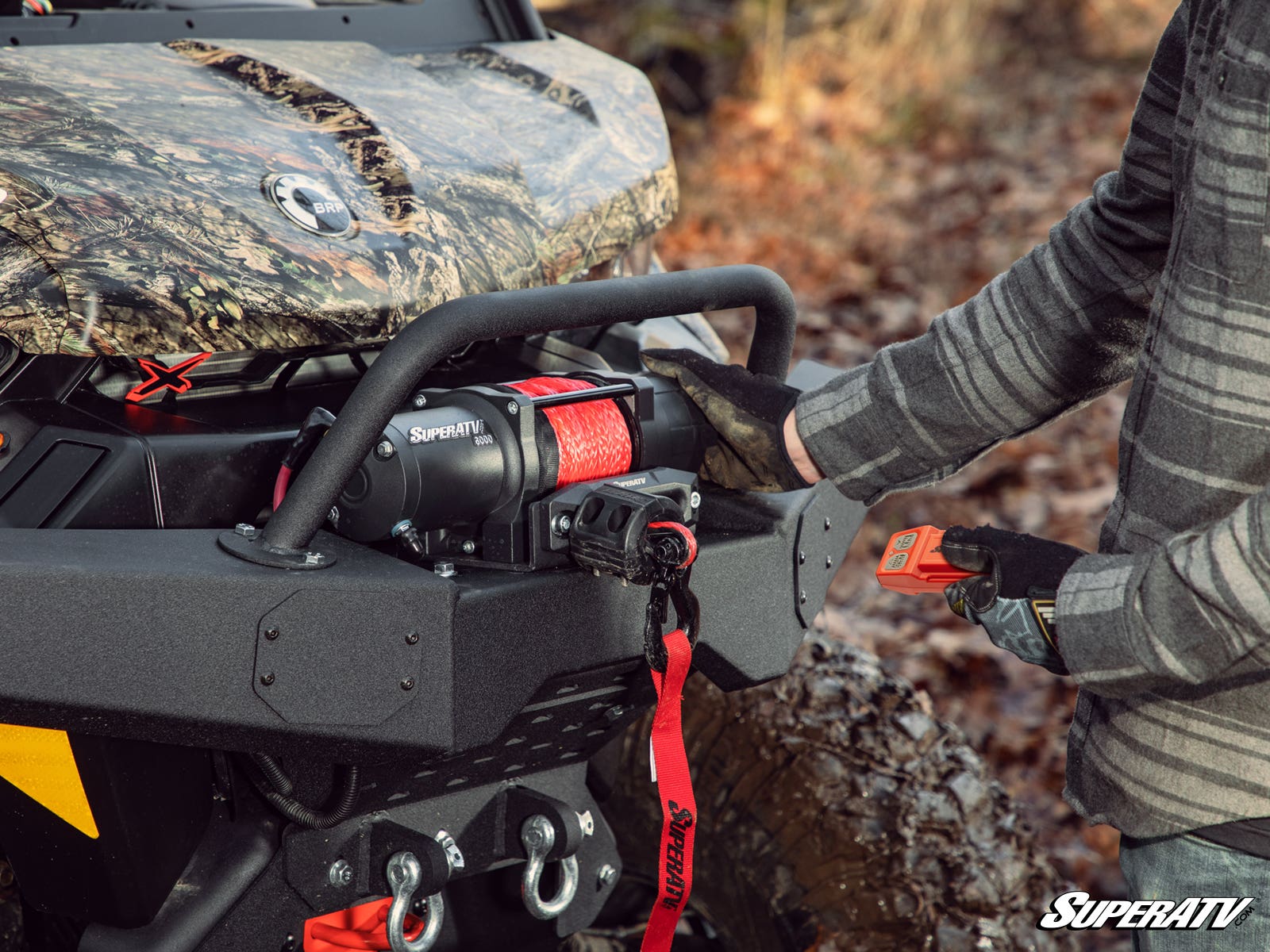 3500 Lb. UTV/ATV Winch (With Wireless Remote & Synthetic Rope)