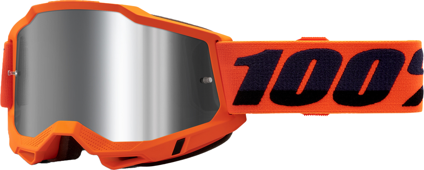 ACCURI 2 GOGGLE NEON ORG MIRROR SLVR FLASH LEN