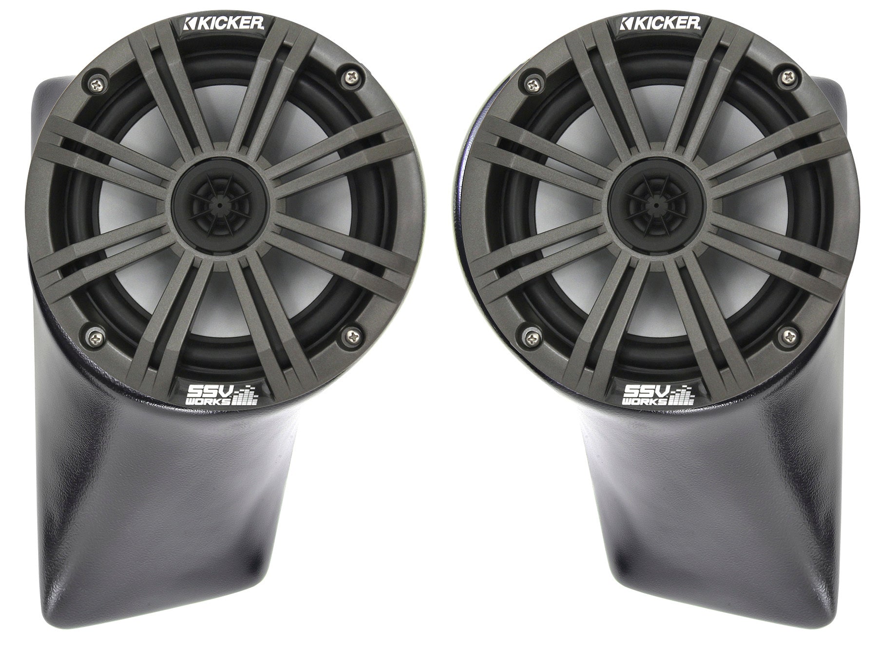 Kicker Front Pods 65 Watt 6.5" Speakers Wild Cat