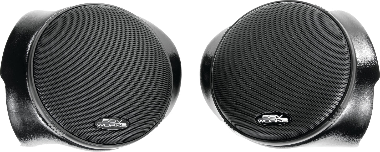 Front 6.5" Speaker Pods