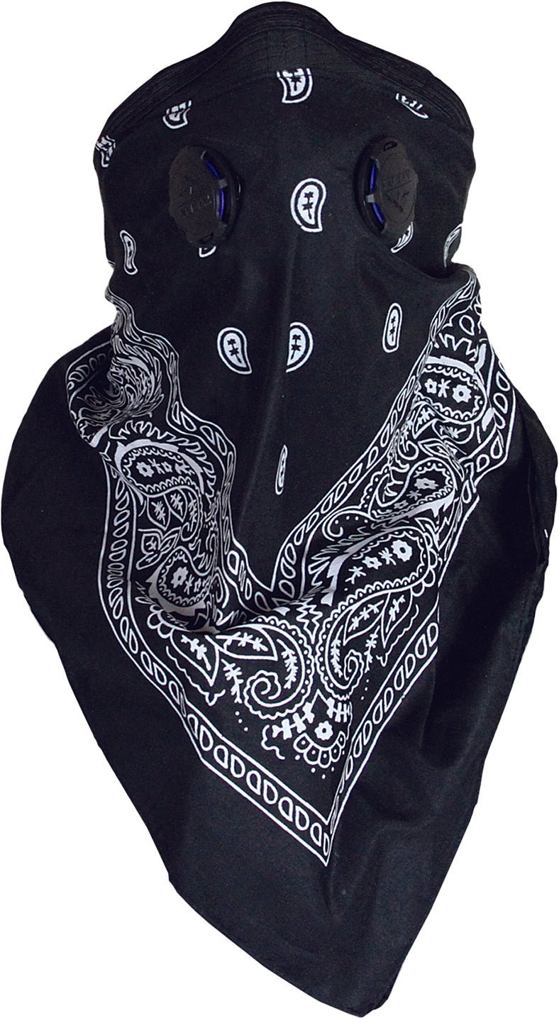 Dust Mask Bandanna Black