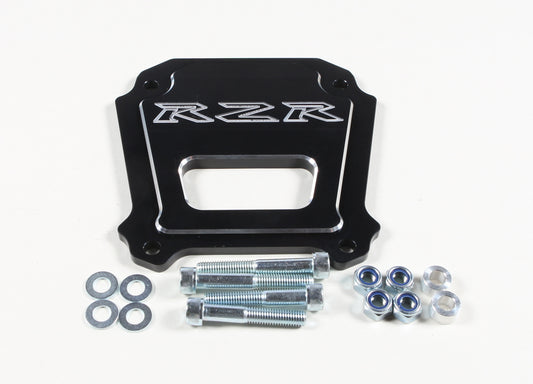 Rear Differential Support Plate Black Pol