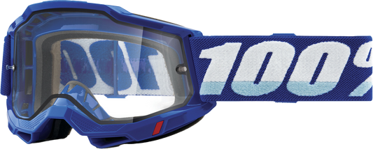 ACCURI 2 ENDURO MOTO GOGGLE BLUE CLEAR LENS