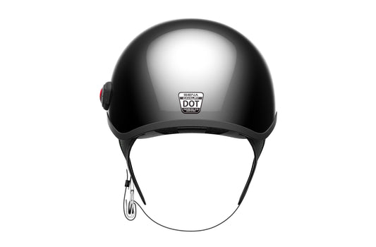 Cavalry Bluetooth Half Helmet Black Lg