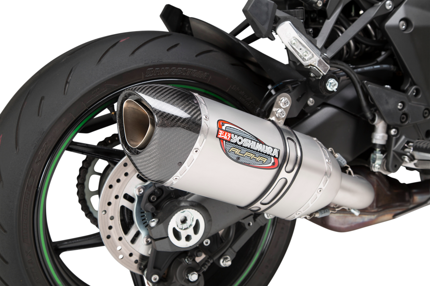 Exhaust Street Alpha Slip On Ss/Ss Kaw