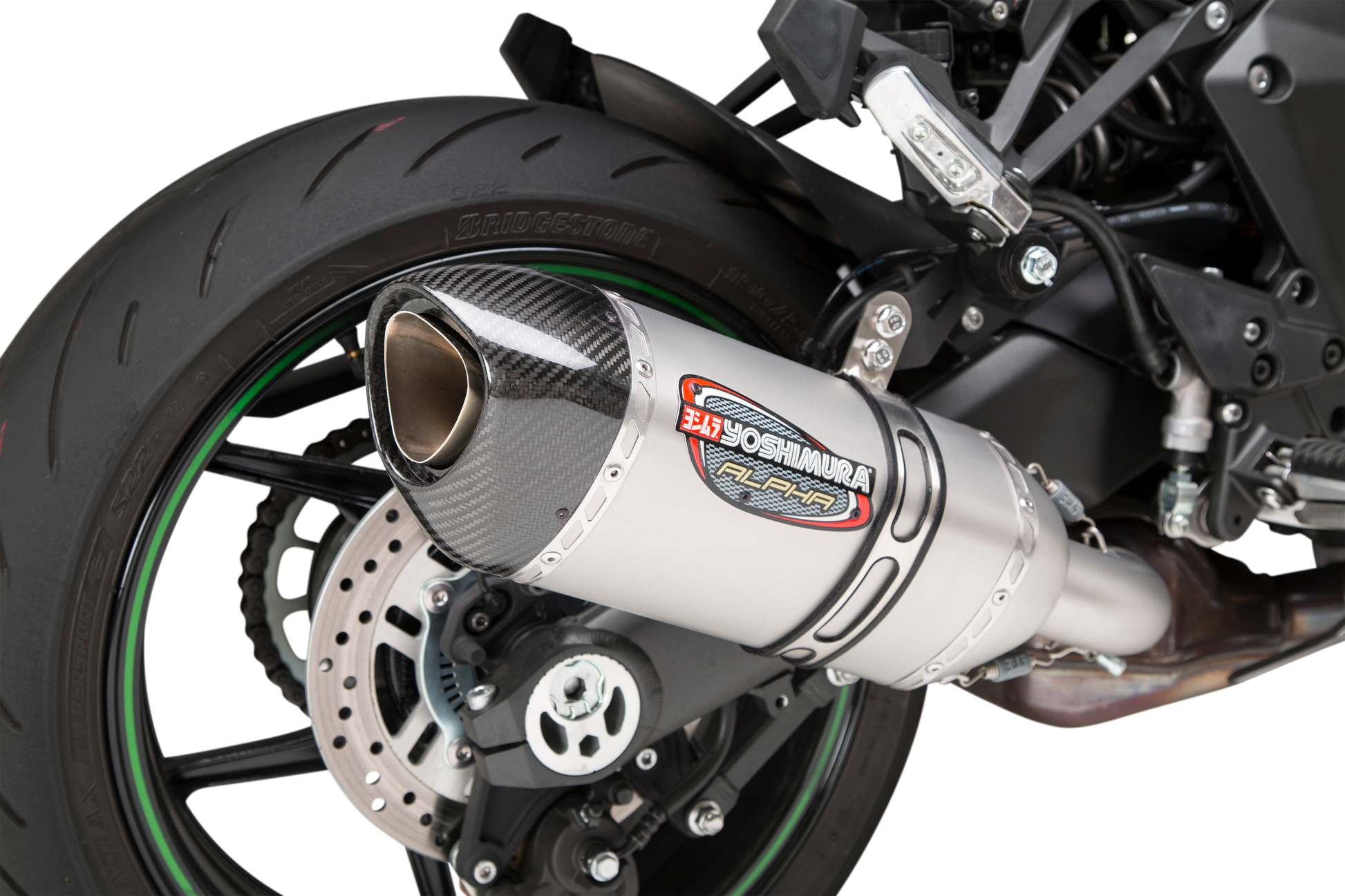 Exhaust Street Alpha Slip On Ss/Ss Kaw