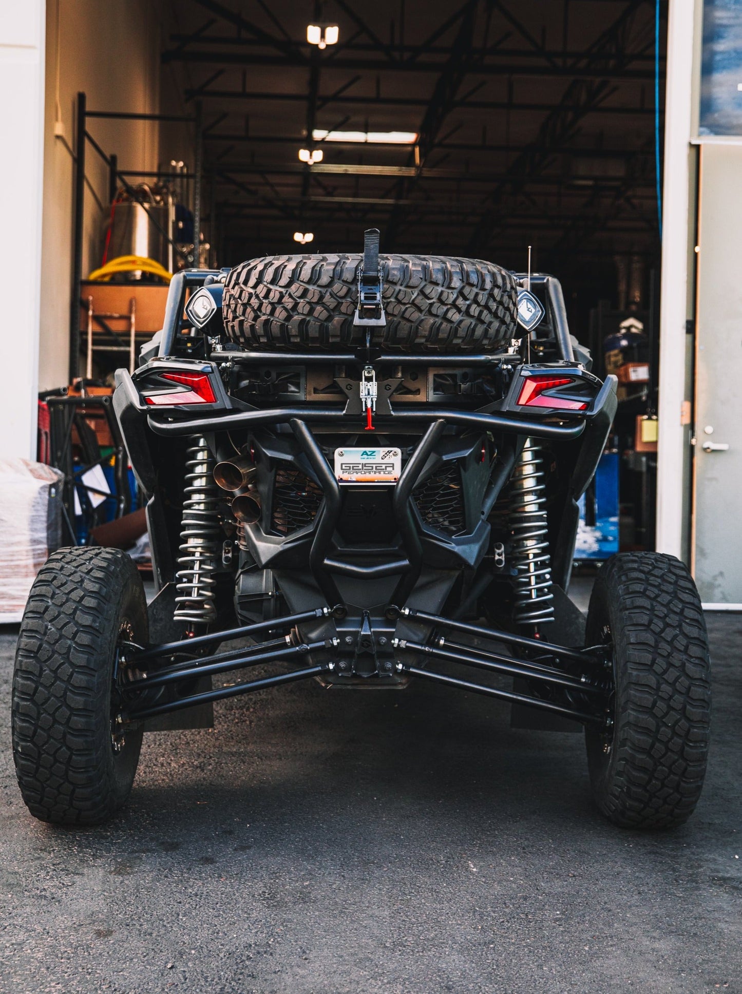 CAN AM X3 TIRE RACK & BUMPER COMBO