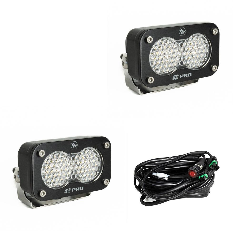 LED Light Pods Work/Scene Pattern Pair S2 Pro Series Baja Designs