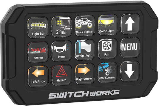 Electronic Smart Switcher W/12 Lcd Touch Button Display