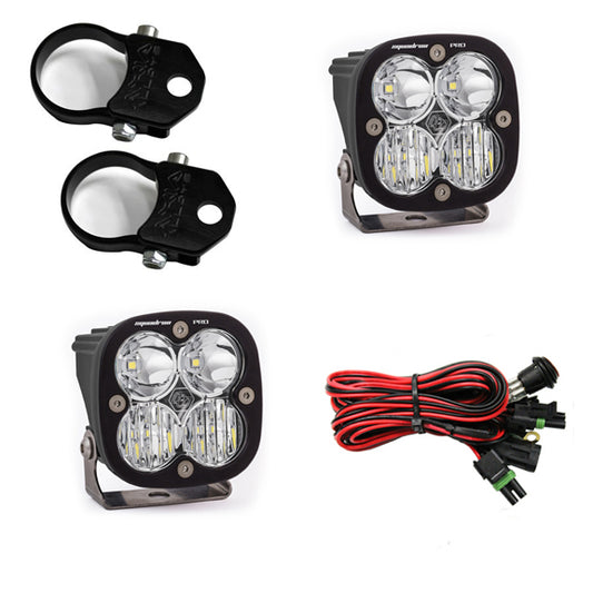 LED Light Pods Kit W/Vertical Mounts 1.75 Inch Harness Squadron Pro Baja Designs