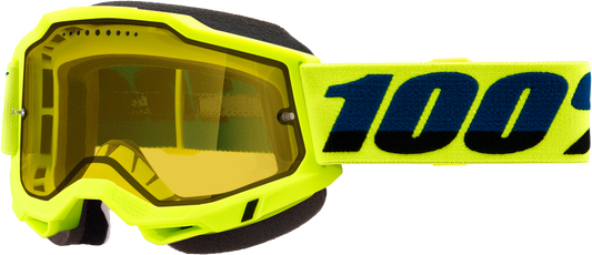 ACCURI 2 SNOWMOBILE GOGGLE FLUO YELLOW YELLOW LENS