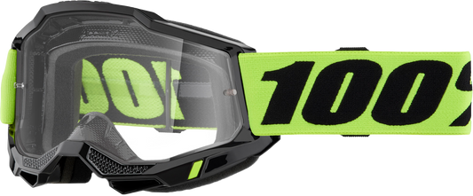 ACCURI 2 GOGGLE NEON YELLOW CLEAR LENS