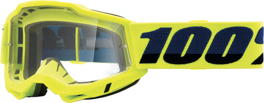 ACCURI 2 JUNIOR GOGGLE FLUO YELLOW CLEAR LENS