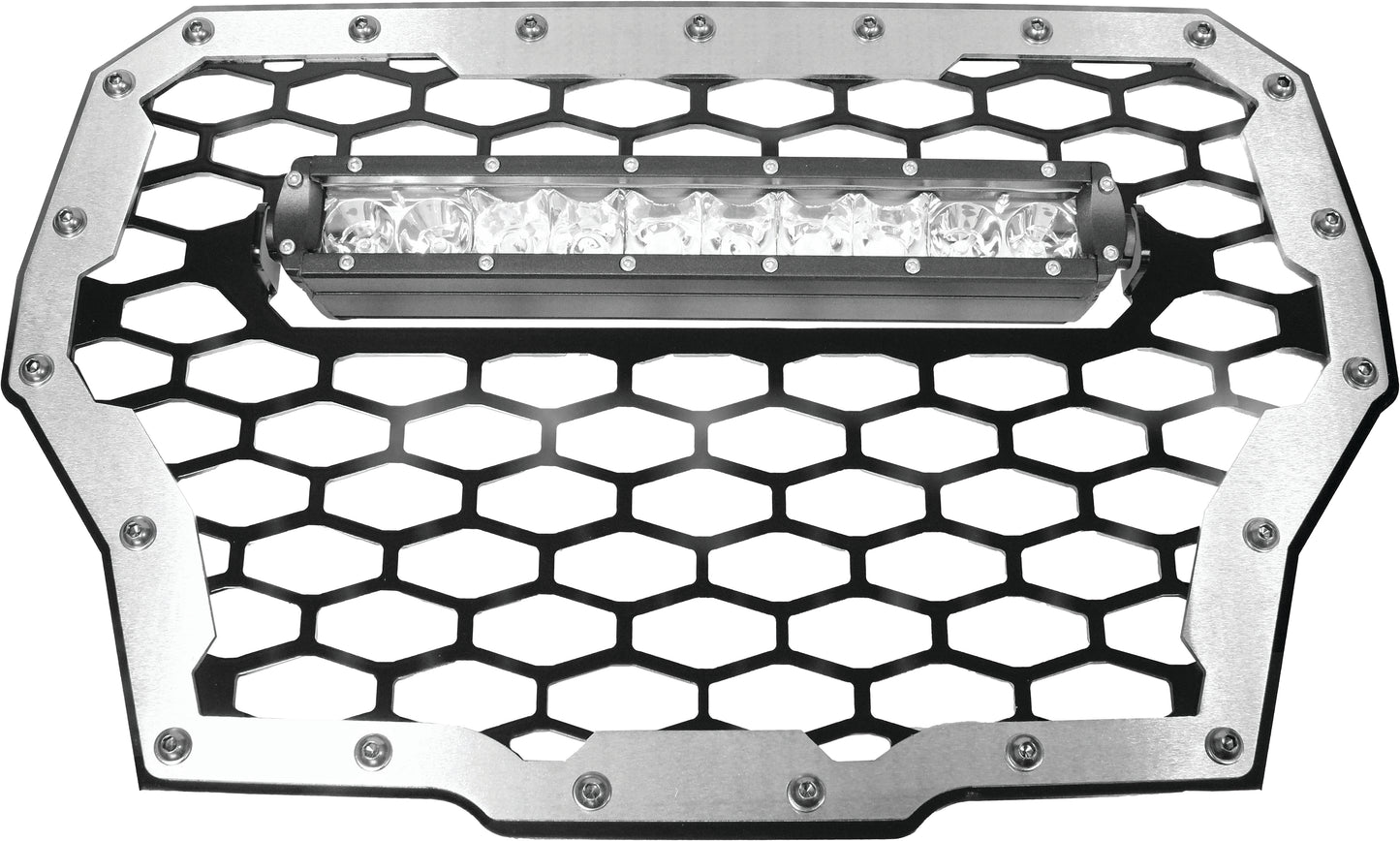 Mq Grill Bk/Sv W/Lght Pol Trbo